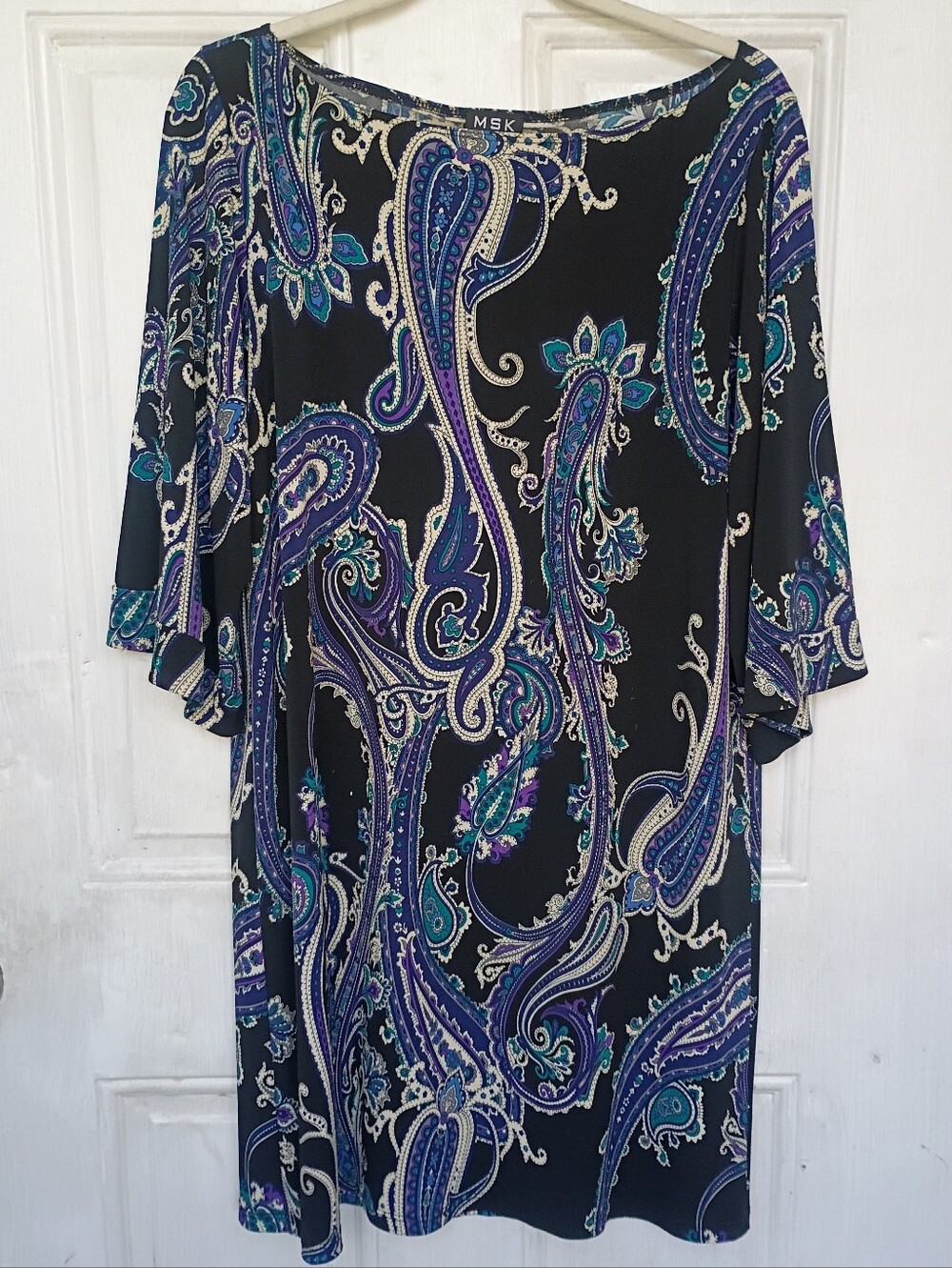 MSK Paisley Shift Dress